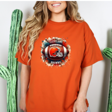 CLEVELAND BROWNS SPLASH TSHIRT