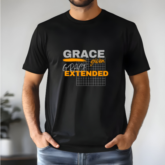 GRACE GIVEN GRACE EXTENDED TSHIRT