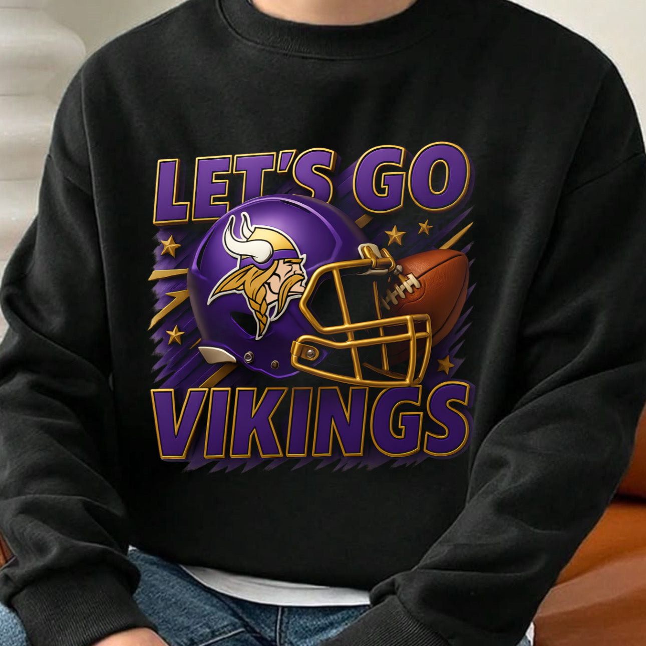 LETS GO FOOTBALL  SWEATSHIRT