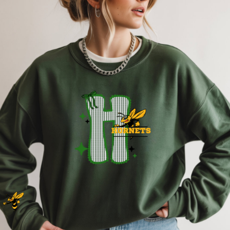 Hornets "H" School Sprit Sweatshirt or Tshirt